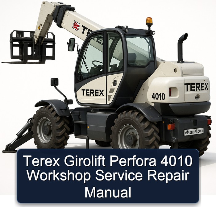 Terex Girolift Perfora 4010 Workshop Service Repair Manual PDF Download