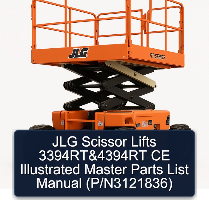 Jlg Scissor Lifts 3394RT&4394RT Ce (P/N3121836) Parts Catalog PDF Download