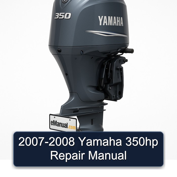 2007-2008 Yamaha 350hp Repair Manual