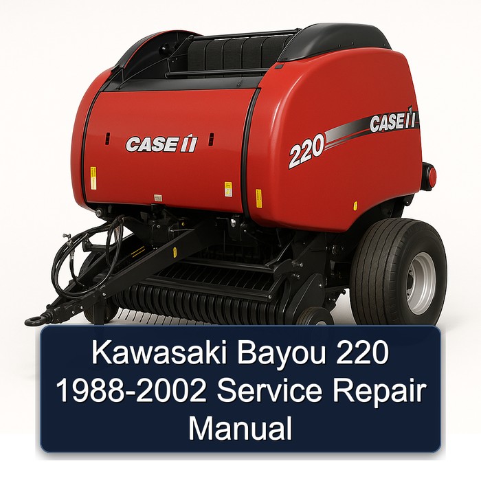 Kawasaki Bayou 220 1988-2002 Service Repair Manual 