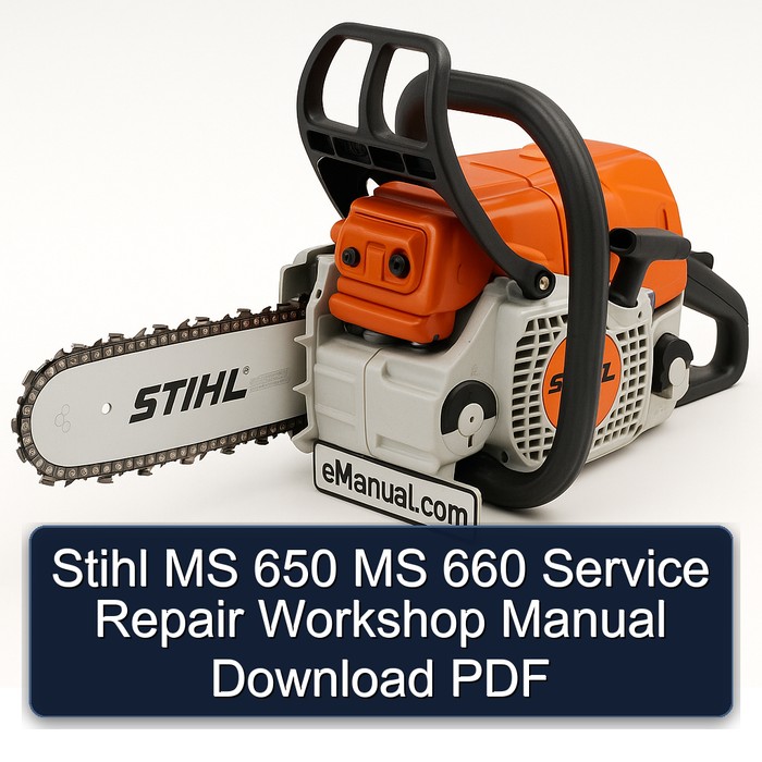 Stihl MS 650 MS 660 Service Repair Workshop Manual Download PDF