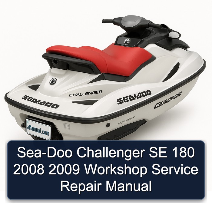Sea-Doo Challenger SE 180 2008 2009 Workshop Manual de servicio y reparación