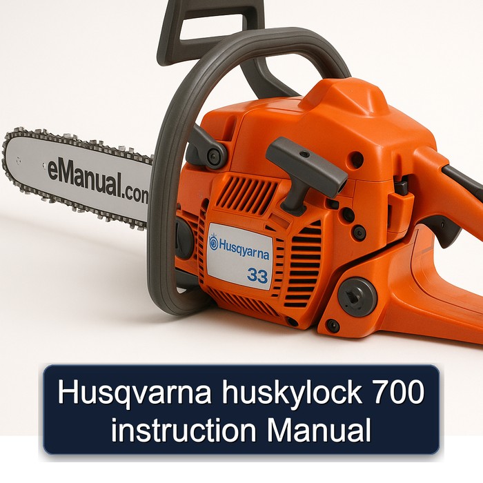 Husqvarna huskylock 700 instruction Manual