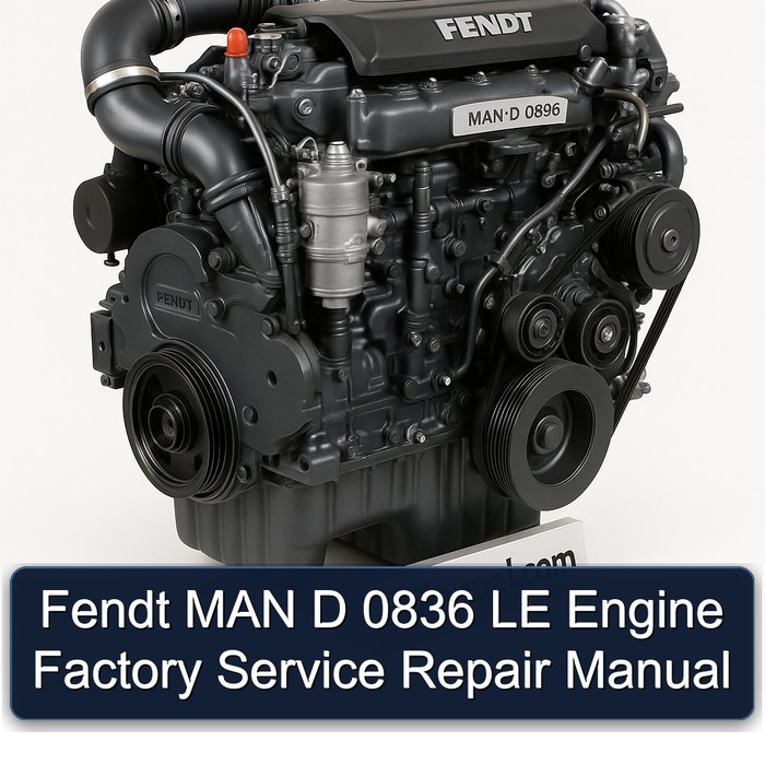 Fendt MAN D 0836 LE Engine Factory Service Repair Manual