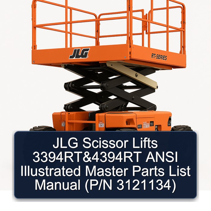 Jlg Scissor Lifts 3394RT&4394RT Ansi (P/N 3121134) Parts Catalog PDF Download
