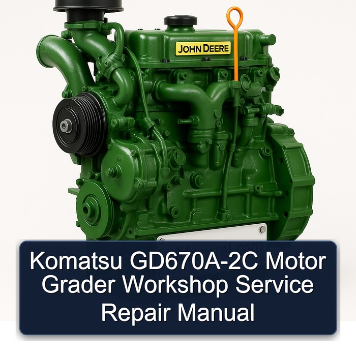 Manual de Servicio y Reparación para la Motoniveladora Komatsu GD670A-2C