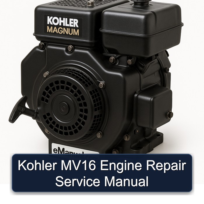 Kohler MV16 Engine Repair Service Manual