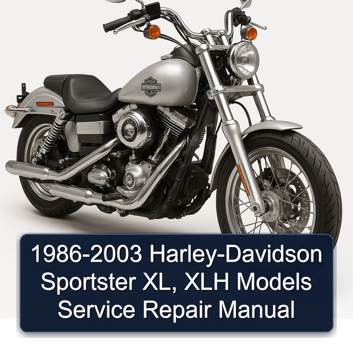 1986 1987 1988 1989 1990 1991 1992 1993 1994 1995 1996 1997 1998 1999 2000 2001 2002 2003 Harley-Davidson Sportster XL XLH models Manual de servicio y reparación