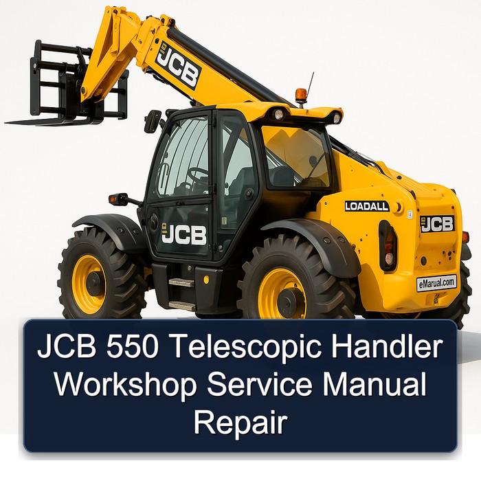 JCB 550 Telescopic Handler Workshop Service Manual Repair