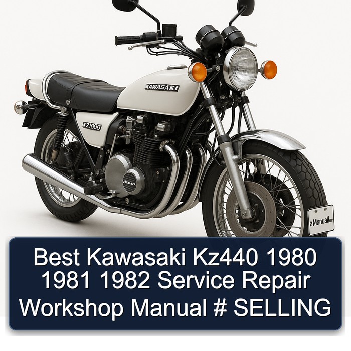 Best Kawasaki Kz440 1980 1981 1982 Service Repair Workshop Manual # SELLING