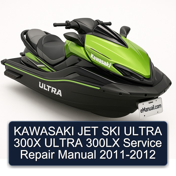 KAWASAKI JET SKI ULTRA 300X ULTRA 300LX Manual de servicio y reparación 2011-2012
