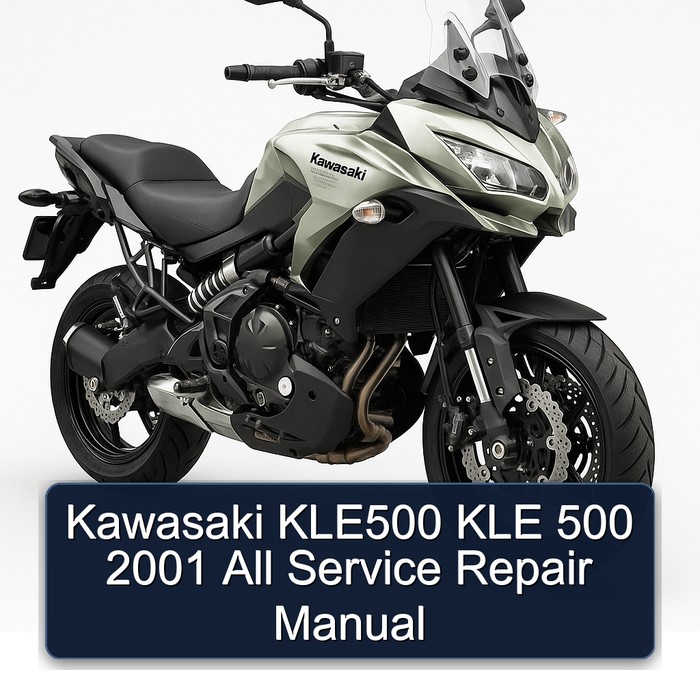 Kawasaki KLE500 KLE 500 2001 All Manual de servicio y reparación