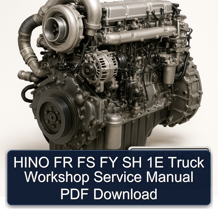 HINO FR FS FY SH 1E Truck Workshop Service Manual PDF Download