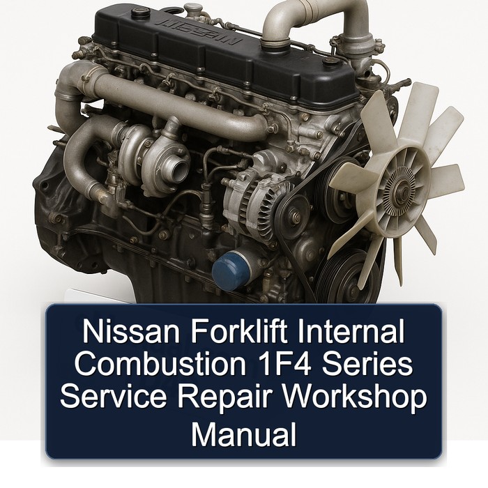 Nissan Gabelstapler 1F4 Serie - Werkstatt-Handbuch