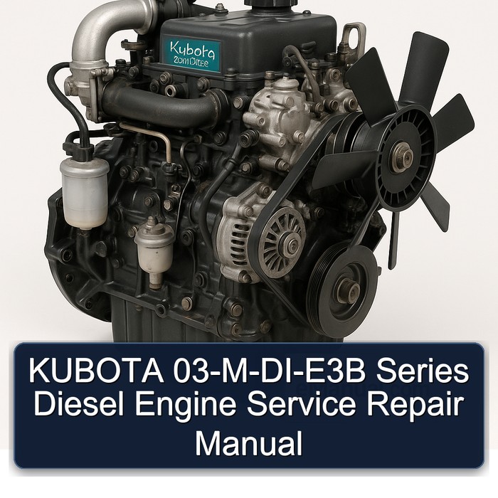 Manual de Servicio y Reparación del Motor Diesel KUBOTA Serie 03-M-DI-E3B