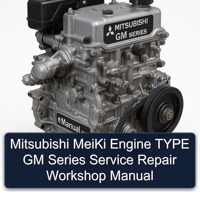Manual de Reparación y Servicio del Motor Mitsubishi MeiKi TYPE GM Series