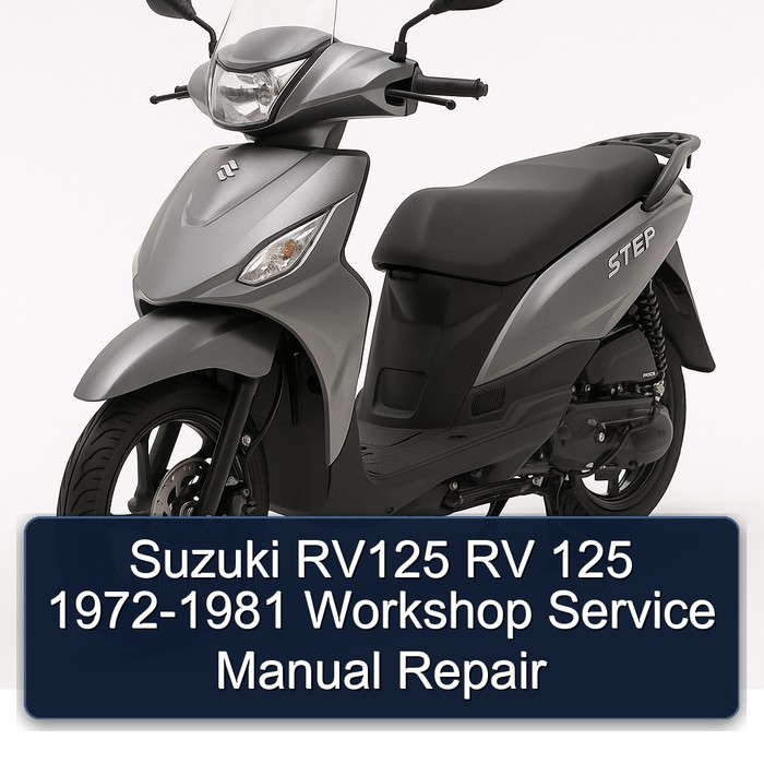 Suzuki RV125 RV 125 1972-1981 Workshop Service Manual Repair