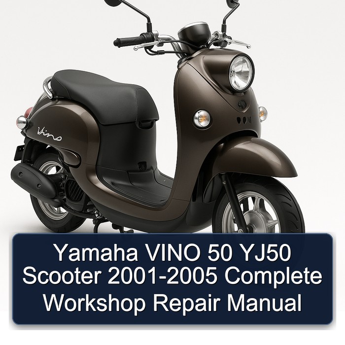 Yamaha VINO 50 YJ50 Scooter 2001-2005 Complete Workshop Repair Manual