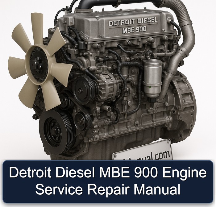 Detroit Diesel MBE 900 Motor: Service- und Reparaturhandbuch