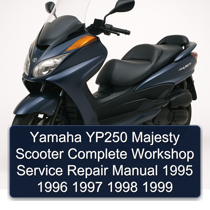 Yamaha YP250 Majesty Scooter Complete Workshop Service Repair Manual 1995 1996 1997 1998 1999