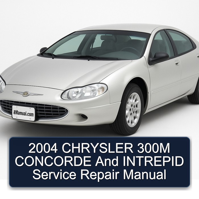 2004 CHRYSLER 300M CONCORDE And INTREPID Service Repair Manual