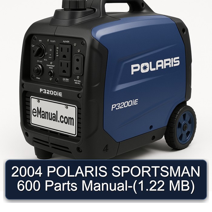 2004 POLARIS SPORTSMAN 600 Parts Manual-(1.22 MB)
