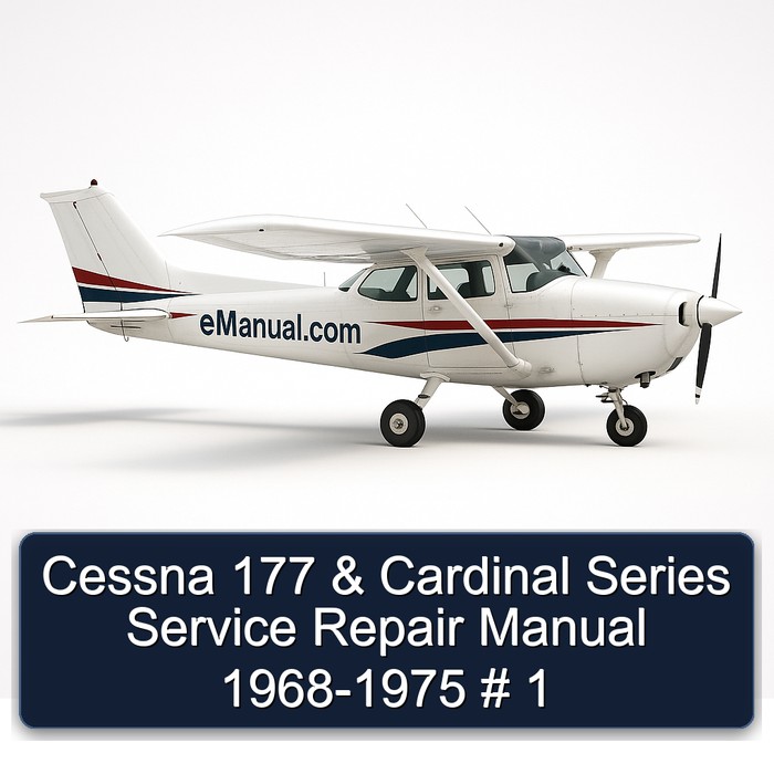 Cessna 177 & Cardinal Series Service Repair Manual 1968-1975 # 1