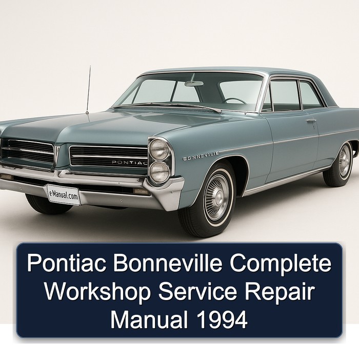 Pontiac Bonneville Manual completo de servicio y reparación del taller 1994
