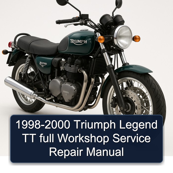 1998-2000 Triumph Legend TT full Workshop Manual de servicio y reparación