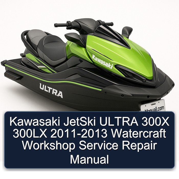 Kawasaki JetSki ULTRA 300X 300LX 2011-2013 Watercraft Workshop Manual de servicio y reparación