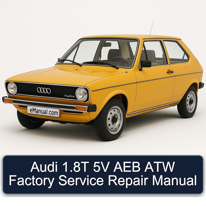 Audi 1.8T 5V AEB ATW Factory Manual de servicio y reparación