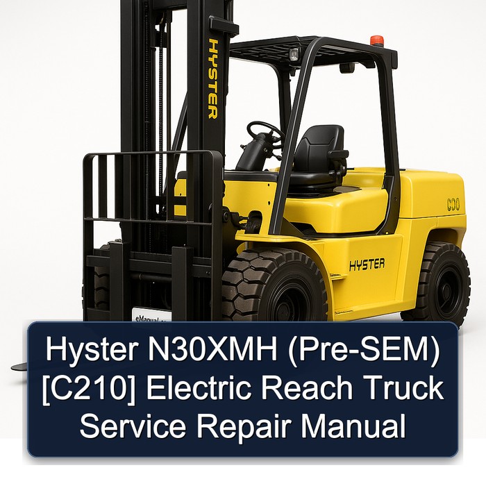 Hyster N30XMH (Vor-SEM) [C210] Elektro-Hochhubwagen Service-Reparaturhandbuch