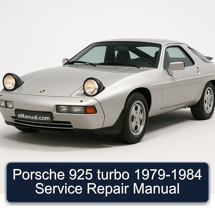 Porsche 925 turbo 1979-1984 Manual de servicio y reparación