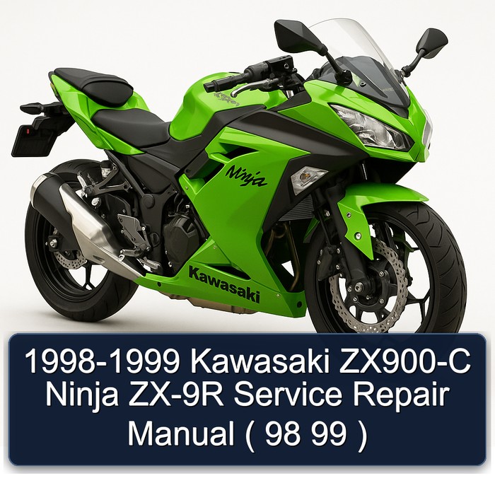1998-1999 Kawasaki ZX900-C Ninja ZX-9R Manual de servicio y reparación ( 98 99 )