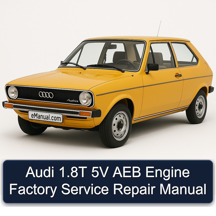 Audi 1.8T 5V AEB Engine Factory Service Repair Manual