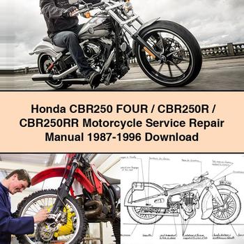 Honda CBR250 FOUR/CBR250R/CBR250RR Motorcycle Manual de servicio y reparación 1987-1996
