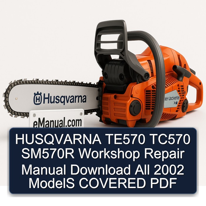 Manual de Reparación Taller Husqvarna TE570, TC570, SM570R (2002) - PDF