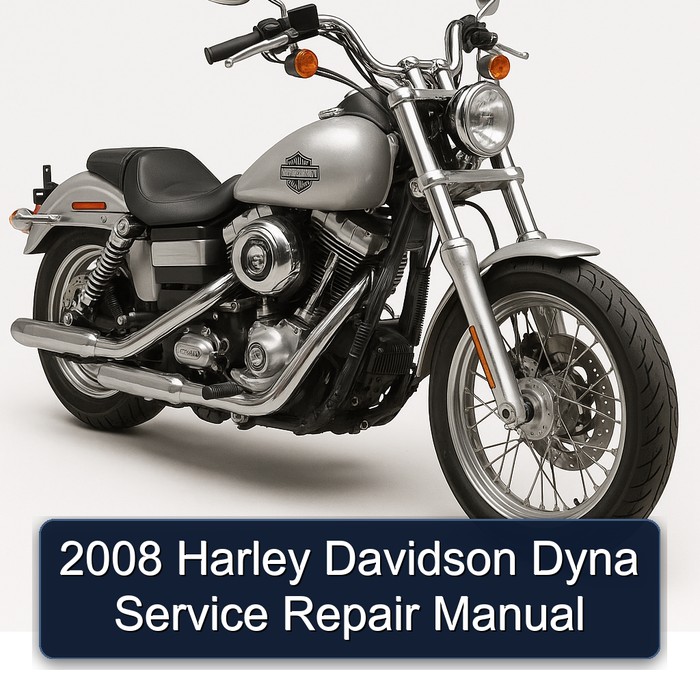 2008 Harley Davidson Dyna Manual de servicio y reparación