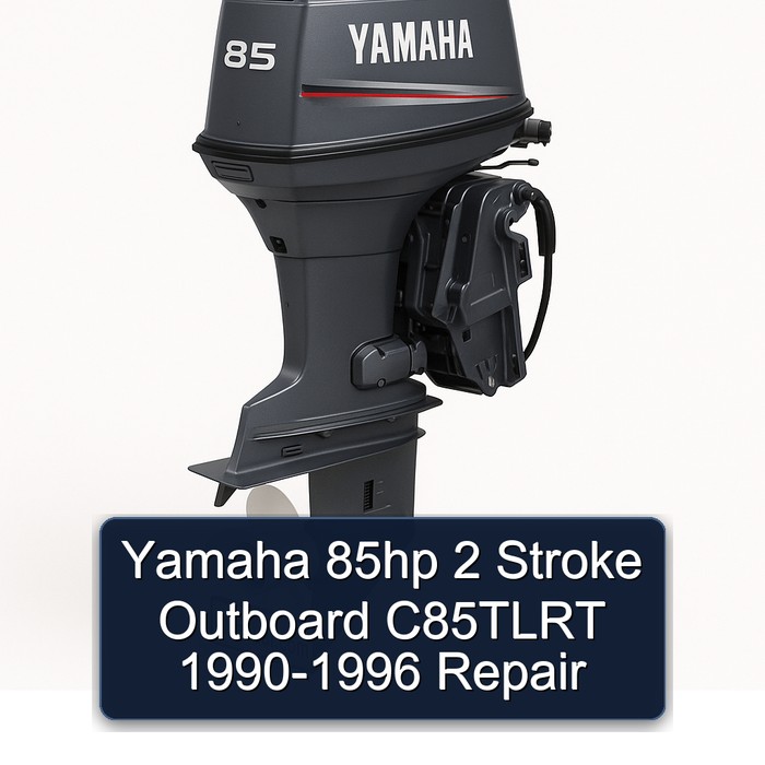 Yamaha 85hp 2 Stroke Outboard C85TLRT 1990-1996 Repair