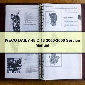 2000 Iveco Daily 45 C 13 Workshop Service Repair Manual PDF Download