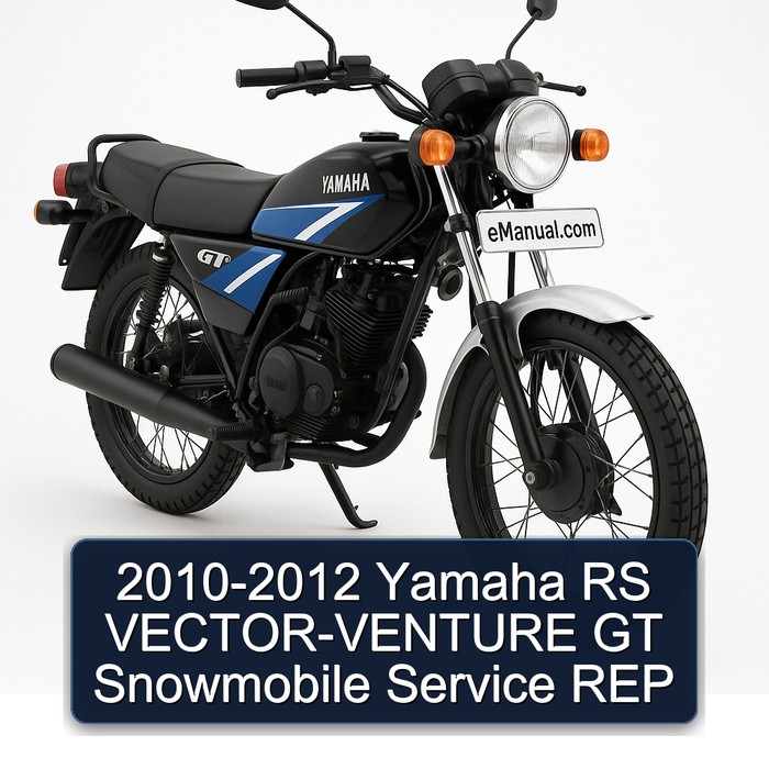 2010-2012 Yamaha RS VECTOR-VENTURE GT Snowmobile Service REP