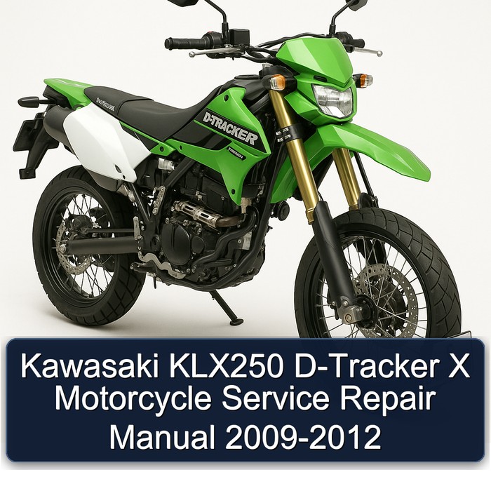 Kawasaki KLX250 D-Tracker X Motorcycle Manual de servicio y reparación 2009-2012