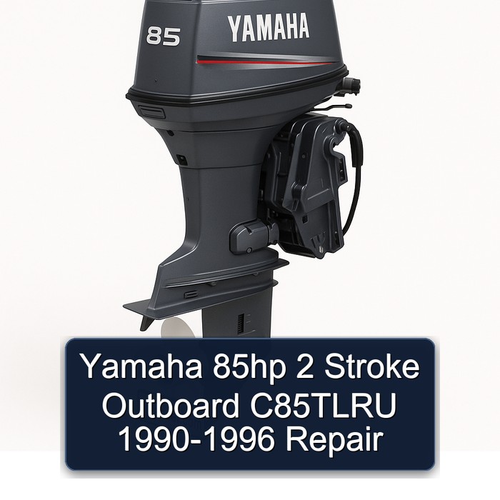 Yamaha 85hp 2 Stroke Outboard C85TLRU 1990-1996 Repair