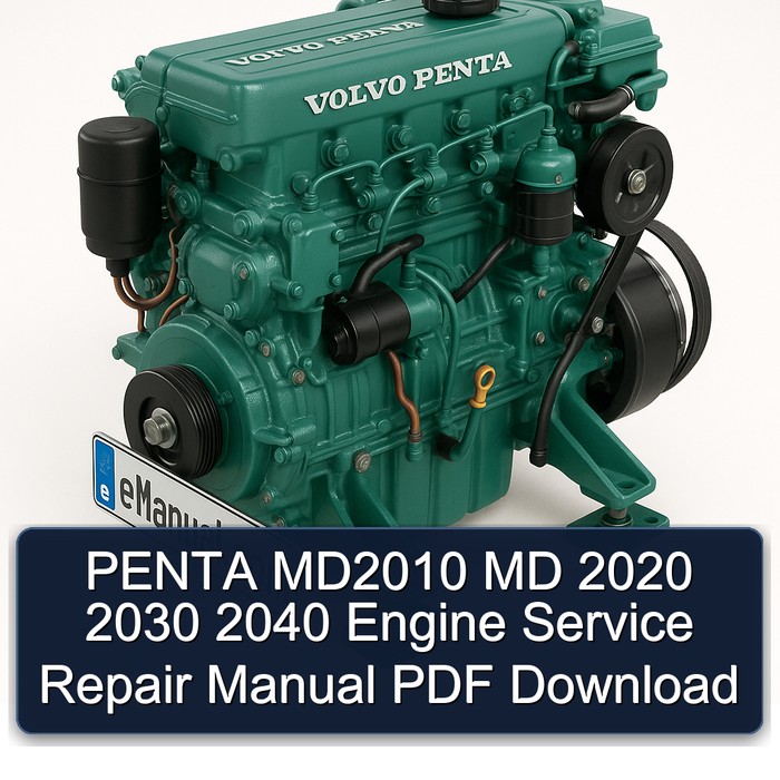 PENTA MD2010 MD 2020 2030 2040 Engine Manual de servicio y reparación PDF Download