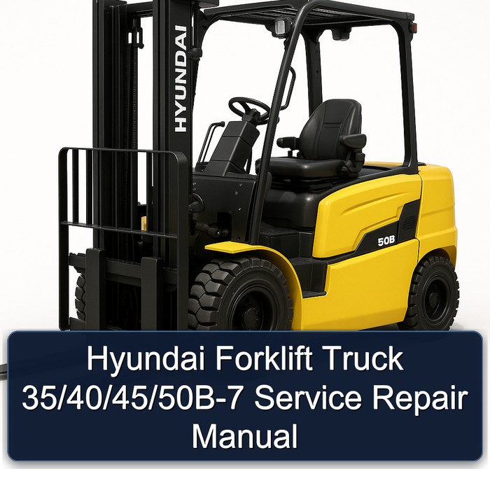 Manual de Servicio y Reparación Hyundai Carretilla Elevadora 35/40/45/50B-7