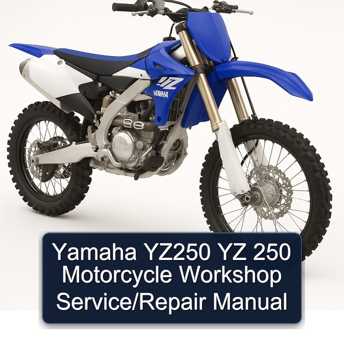 Yamaha YZ250 YZ 250 Motorcycle Workshop Service/Repair Manual