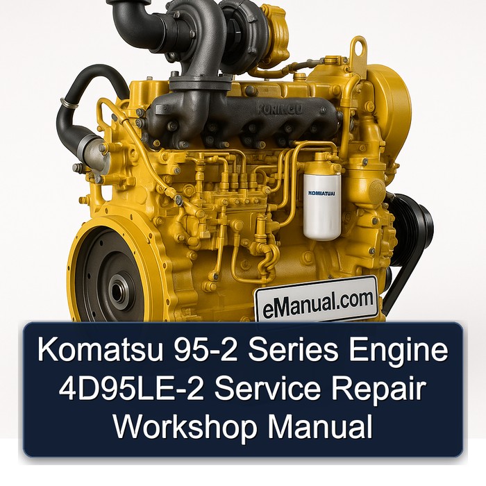 Manual de Reparación y Servicio del Motor 4D95LE-2, Serie 95-2 Komatsu