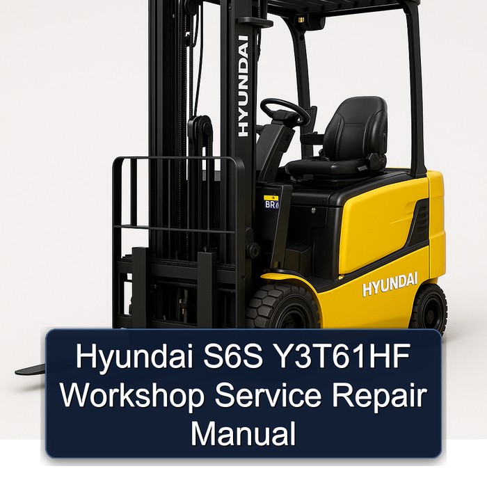 Hyundai S6S Y3T61HF Workshop Manual de servicio y reparación