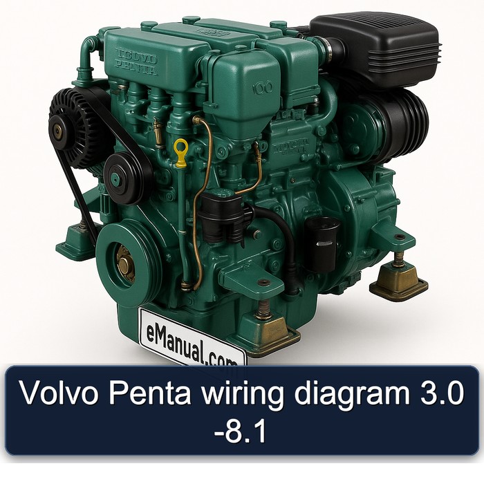  Volvo Penta wiring diagram 3.0 -8.1
