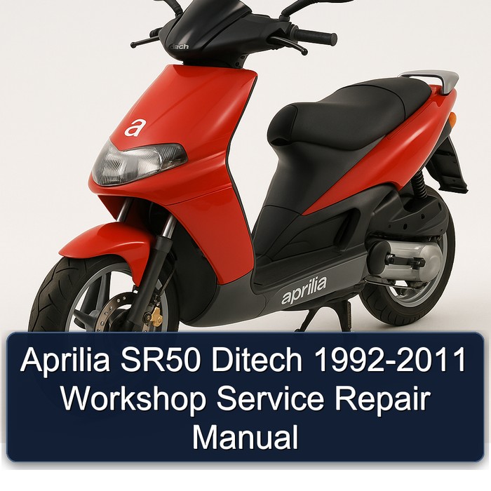 Aprilia SR50 Ditech 1992-2011 Workshop Manual de servicio y reparación